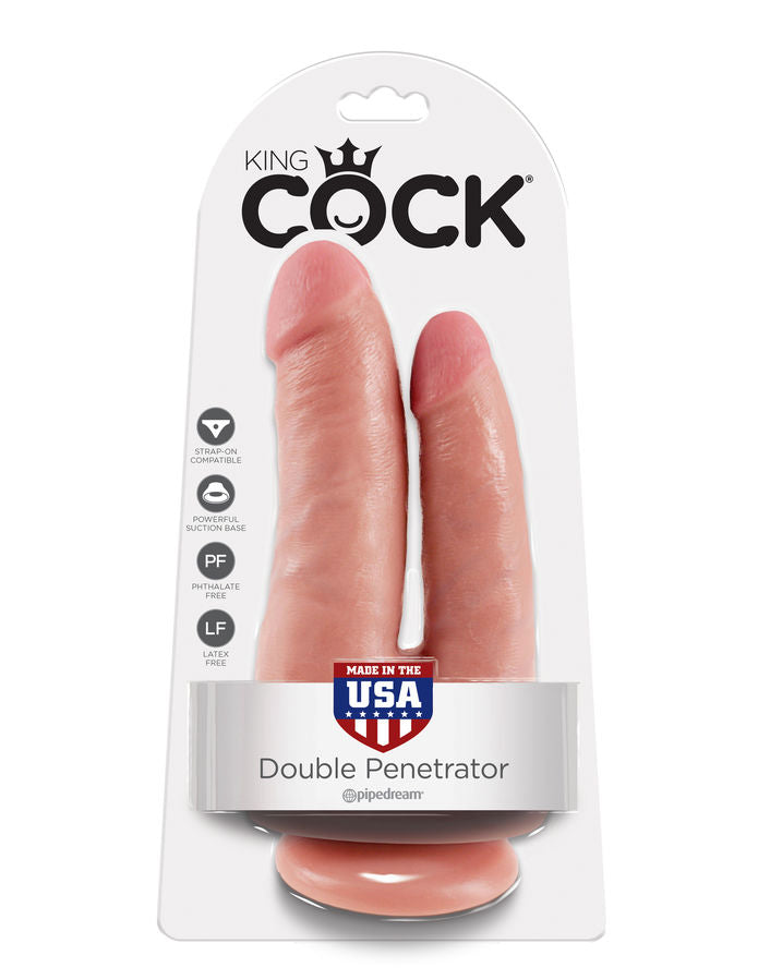 KING COCK - DOPPIO PENETRATORE CARNE – Peni realistici – foto 2