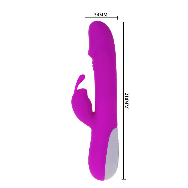 PRETTY LOVE - FLIRTAZIONE VIBRATORE ROBERT CON STIMOLATORE CLITORIDE – Vibratori di coniglio – foto 4