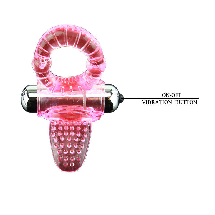 BAILE - ANELLO DOLCE ABS 10 RITMI ANELLO VIBRATORE PENE ROSA – Cockring con vibrazione – foto 5