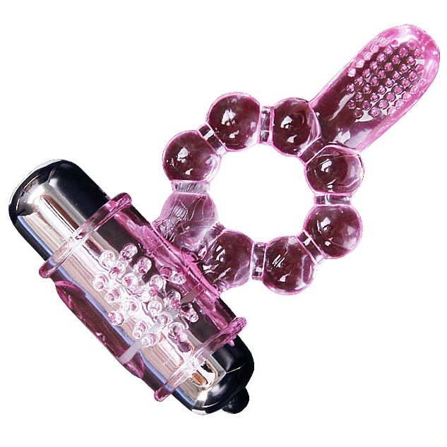 BAILE - ANELLO IN SILICONE 10 RITMI DI LINGUA CON VIBRAZIONE ROSA – Cockring con vibrazione
