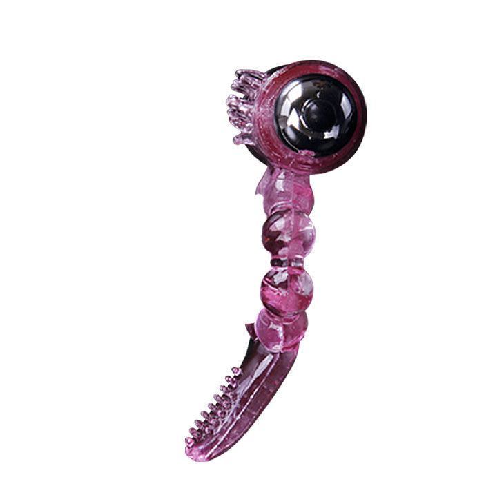 BAILE - ANELLO IN SILICONE 10 RITMI DI LINGUA CON VIBRAZIONE ROSA – Cockring con vibrazione – foto 7