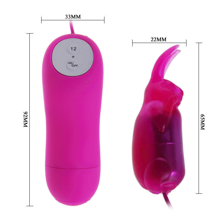 BAILE - SIMPATICO VIBRATORE CONIGLIETTO SEGRETO 12 VELOCIT – Mini vibratori – foto 5