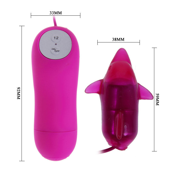 BAILE - SIMPATICO VIBRATORE DOLFIN SEGRETO 12V – Mini vibratori – foto 5