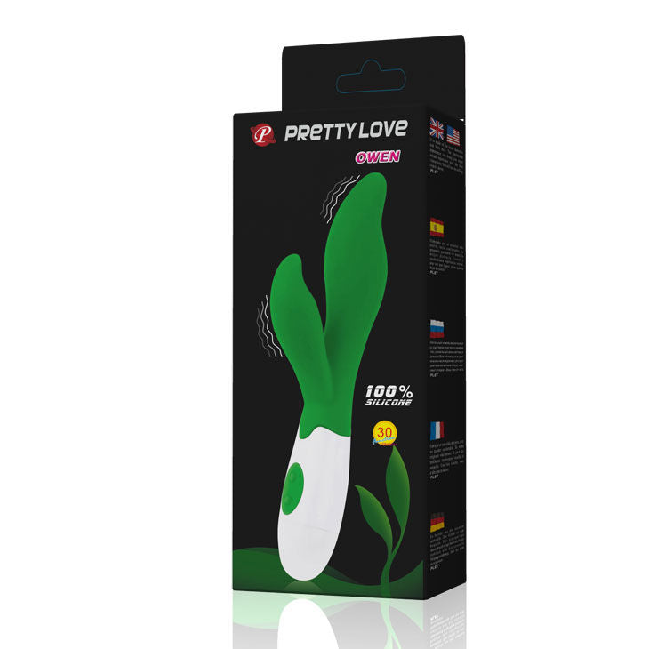 PRETTY LOVE - FLIRTAZIONE VIBRATORE OWEN GREEN – Vibratori a punto G – foto 10