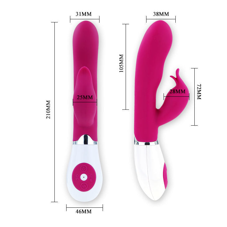 PRETTY LOVE - FLIRTATION VIBRATORE CON STIMOLATORE FELIX – Vibratori di coniglio – foto 6