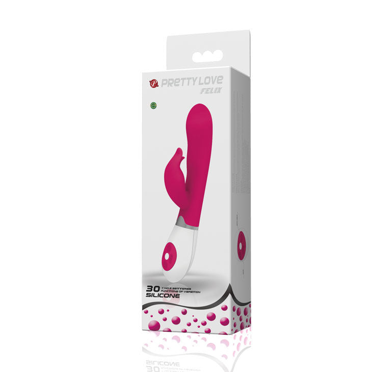 PRETTY LOVE - FLIRTATION VIBRATORE CON STIMOLATORE FELIX – Vibratori di coniglio – foto 9