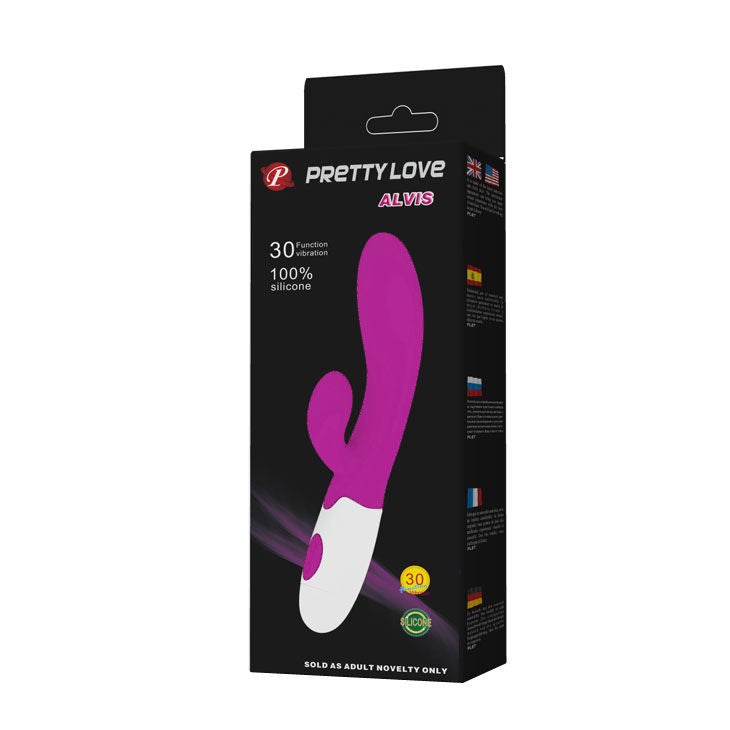 PRETTY LOVE - FLIRTATION VIBRATORE ALVIS CON STIMOLATORE DEL CLITORIDE – Vibratori di coniglio – foto 9