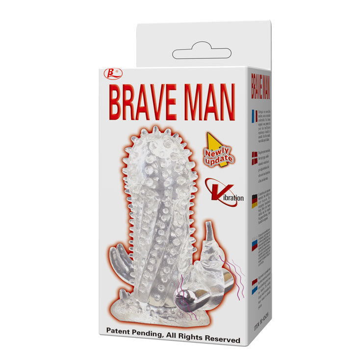 BAILE - ESTENSIONE DEL PENE VIBRATORE BRAVE MAN RABBIT – Copri pene con estensione – foto 12