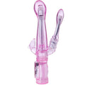 BAILE - VIBRATORE FLESSIBILE CON STIMOLATORE ANALE – Vibratori di coniglio