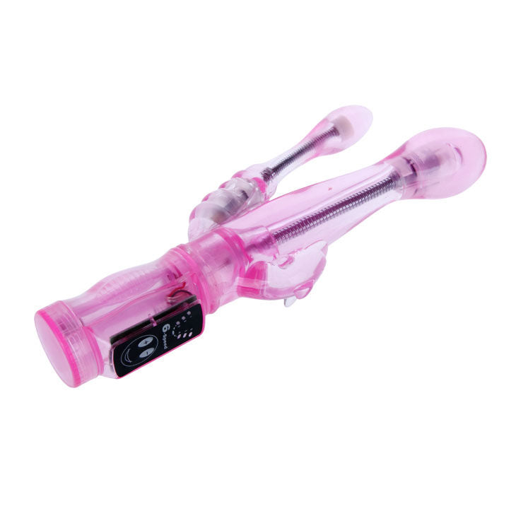 BAILE - VIBRATORE FLESSIBILE CON STIMOLATORE ANALE – Vibratori di coniglio – foto 3