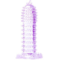 BAILE - GUAINA PER PENE CON PUNTI DI STIMOLAZIONE VIOLA 14 CM – Copri pene con estensione