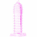 BAILE - GUAINA PER PENE CON PUNTI DI STIMOLAZIONE ROSA 14 CM – Copri pene con estensione