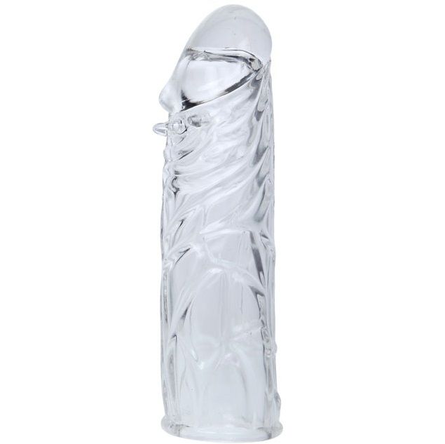BAILE - COPERTURA LILLA PER PENE IN SILICONE ADATTABILE 13 CM – Copri pene con estensione – foto 3