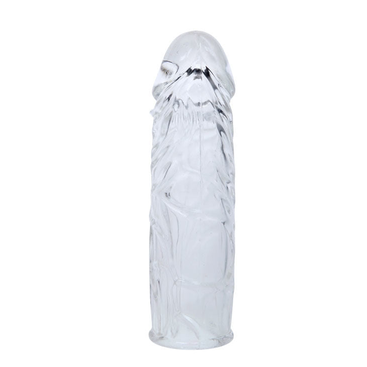BAILE - COPERTURA LILLA PER PENE IN SILICONE ADATTABILE 13 CM – Copri pene con estensione – foto 4