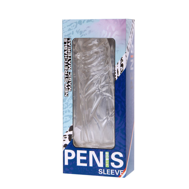 BAILE - COPERTURA LILLA PER PENE IN SILICONE ADATTABILE 13 CM – Copri pene con estensione – foto 8
