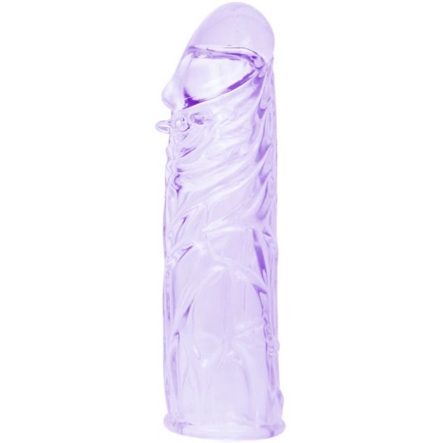 BAILE - COPERTURA LILLA PER PENE IN SILICONE ADATTABILE 13 CM – Copri pene con estensione