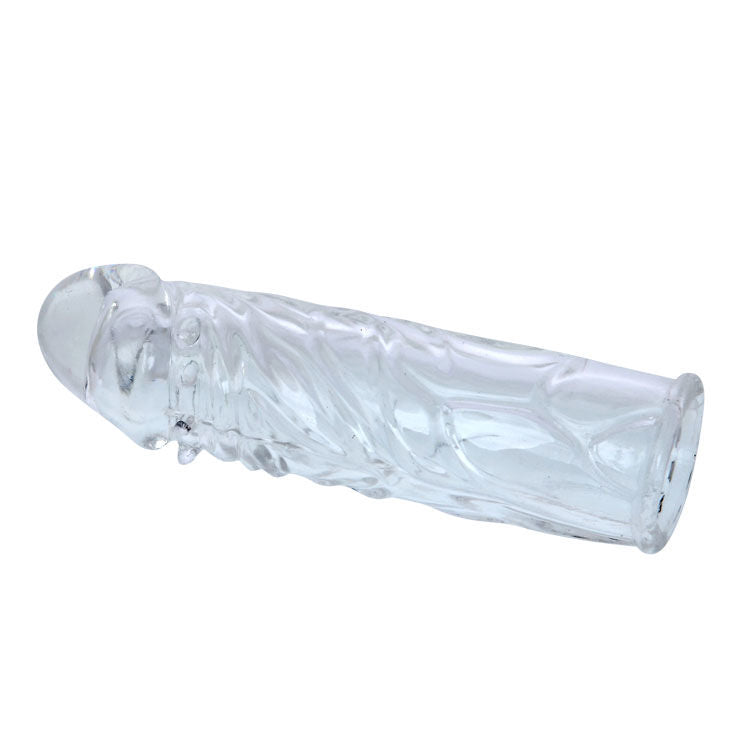 BAILE - COPERTURA PENE IN SILICONE TRASPARENTE 13 CM – Copri pene con estensione – foto 5
