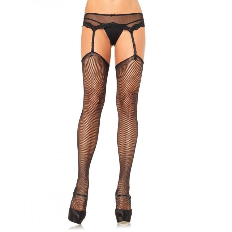 LEG AVENUE - CALZE A RETE SENZA SILICONE AUTOADESIVO SUPERIORE – Calzini