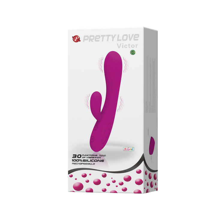 PRETTY LOVE - SMART VIBRATORE VICTOR CON STIMOLATORE CLITORIDE – Vibratori di coniglio – foto 10