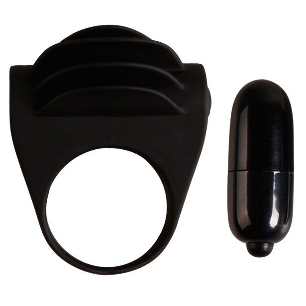 PRETTY LOVE - ANELLO VIBRATORE NERO CHESTER – Cockring con vibrazione