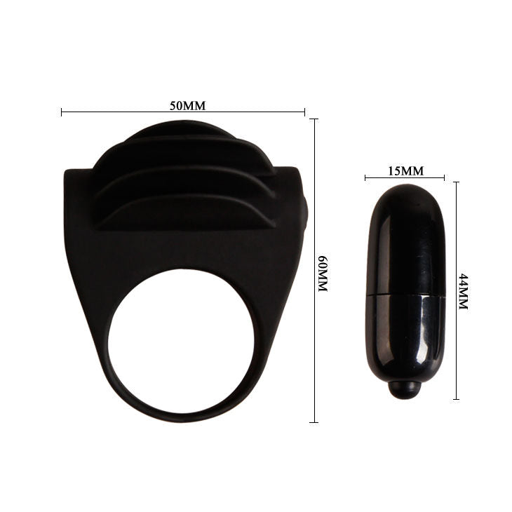 PRETTY LOVE - ANELLO VIBRATORE NERO CHESTER – Cockring con vibrazione – foto 6