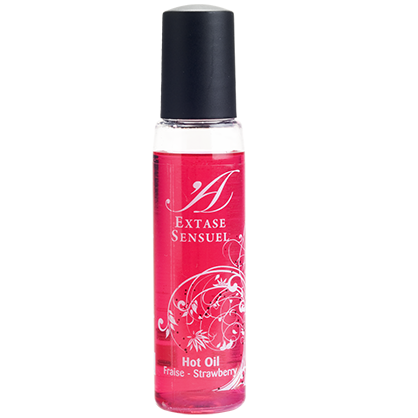 EXTASE SENSUAL - OLIO STIMOLANTE HEAT TRIP ALLA FRAGOLA 35 ML – Con effetto termico