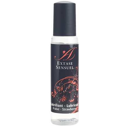 EXTASE SENSUAL - LUBRIFICANTE DA VIAGGIO ALLA FRAGOLA 35 ML – Con sapori deliziosi