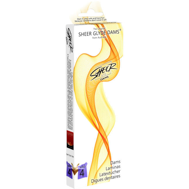 SHEER GLYDE - DAMS LAMINAS LATTICE SESSO ORALE MORE SELVATICHE – Protezione del sesso orale – foto 2