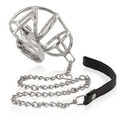 METAL HARD - ANELLO DI CASTIT CON CINTURINO – Gabbie per pene BDSM