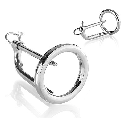 METAL HARD - ANELLO PREMISTOPPA CON TAPPO – Accessori per giochi Doctor BDSM – foto 2