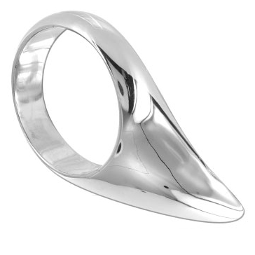 METAL HARD - CAZZO A GOCCIA 45MM – Anelli per pene in metallo BDSM