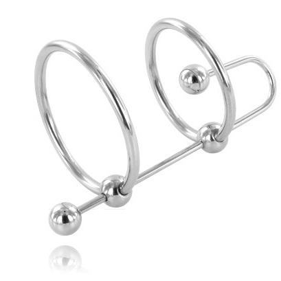 METAL HARD - ANELLO EXTREME CON STOP URETRALE – Anelli con Spina