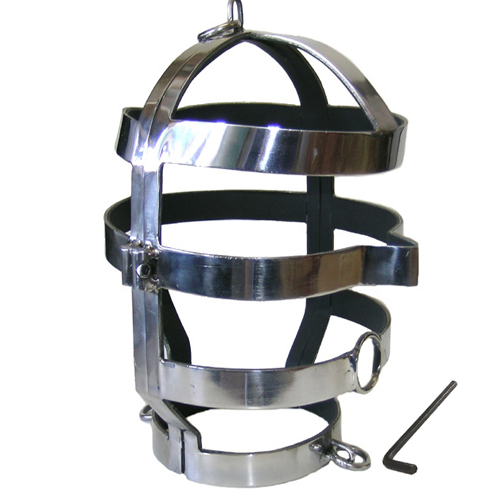 METAL HARD - MASCHERA CON COLLANA IN ACCIAIO – Maschere / Maschere per gli occhi