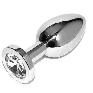 METAL HARD - PLUG ANALE DIAMOND TRASPARENTE PICCOLO 5.71CM – Tappi anali – foto 2
