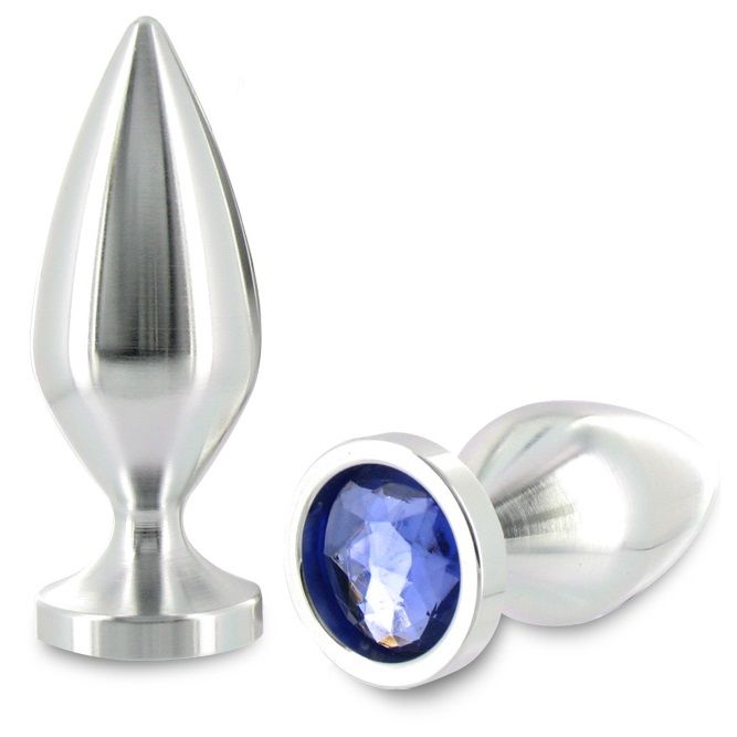 METAL HARD - PLUG ANALE METALLO ALIMINIO COLORE CRISTALLO PICCOLO 5.71 CM – Tappi anali