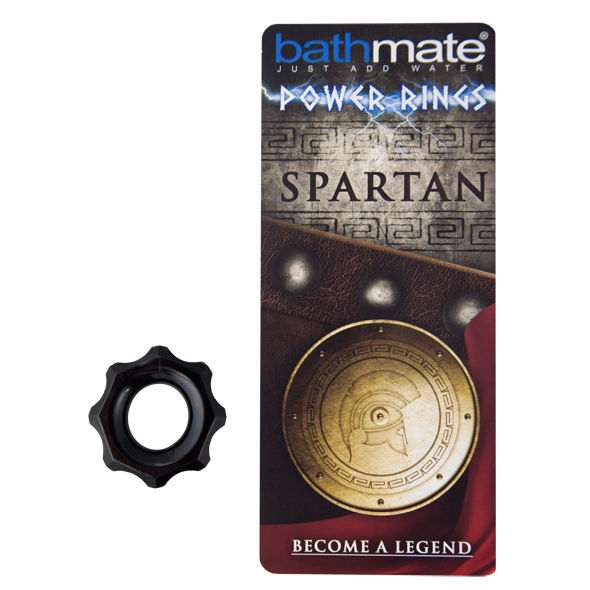 BATHMATE - ANELLO PER PENE NERO SPARTAN – Cockring senza vibrazione – foto 2