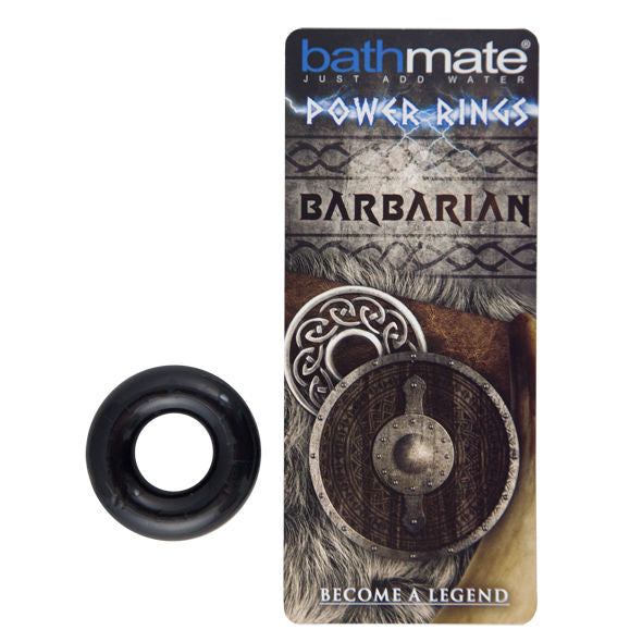 BATHMATE - ANELLO PER PENE NERO BARBARIAN – Cockring senza vibrazione – foto 2