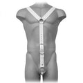 LEATHER BODY - IMBRACATURA UOMO BIANCO – Imbracature da uomo