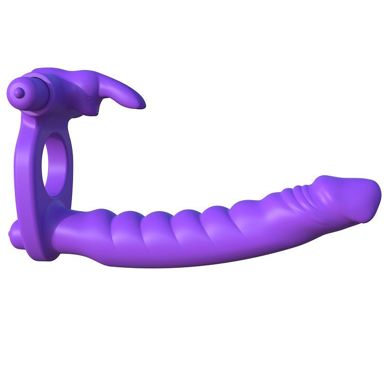 FANTASY C-RINGZ - SILICONE DOPPIO VIBRATORE CONIGLIO – Cockring con vibrazione