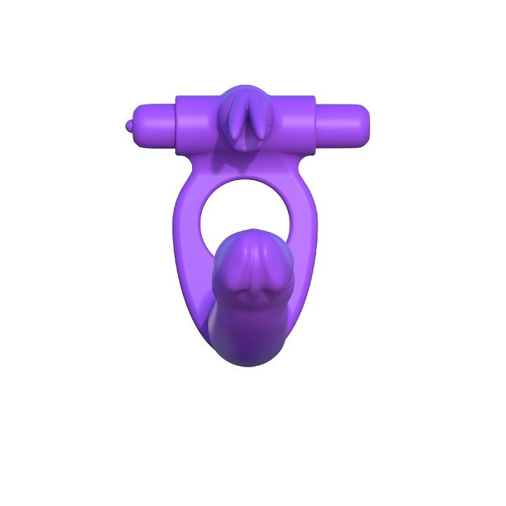 FANTASY C-RINGZ - SILICONE DOPPIO VIBRATORE CONIGLIO – Cockring con vibrazione – foto 3
