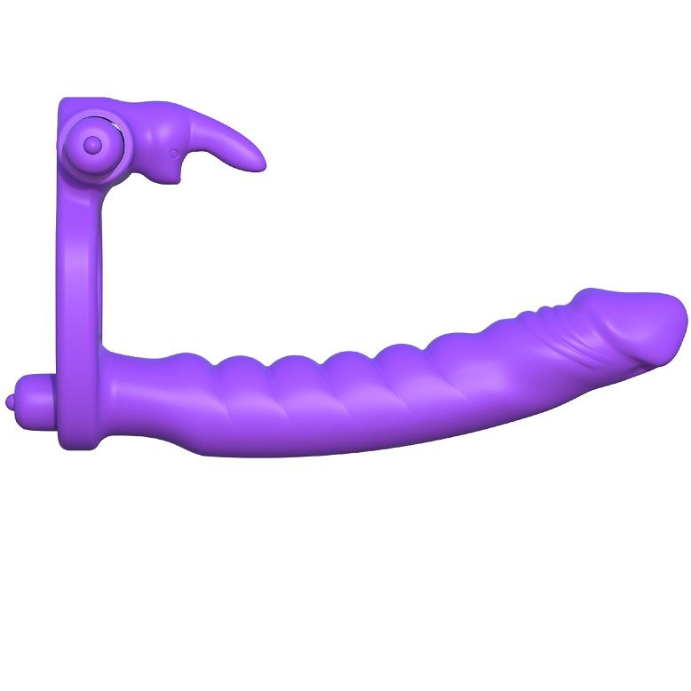 FANTASY C-RINGZ - SILICONE DOPPIO VIBRATORE CONIGLIO – Cockring con vibrazione – foto 4