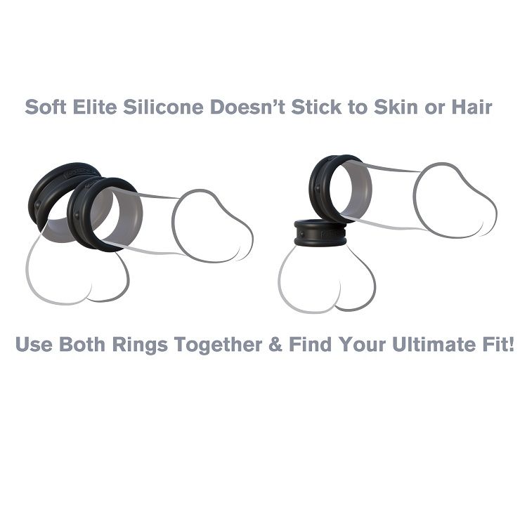 FANTASY C-RINGZ - ANELLI IN SILICONE MAX / LARGHEZZA – Cockring senza vibrazione – foto 2