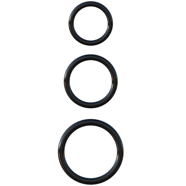 FANTASY C-RINGZ - SET 3 ANELLI STAMINA IN SILICONE – Cockring senza vibrazione