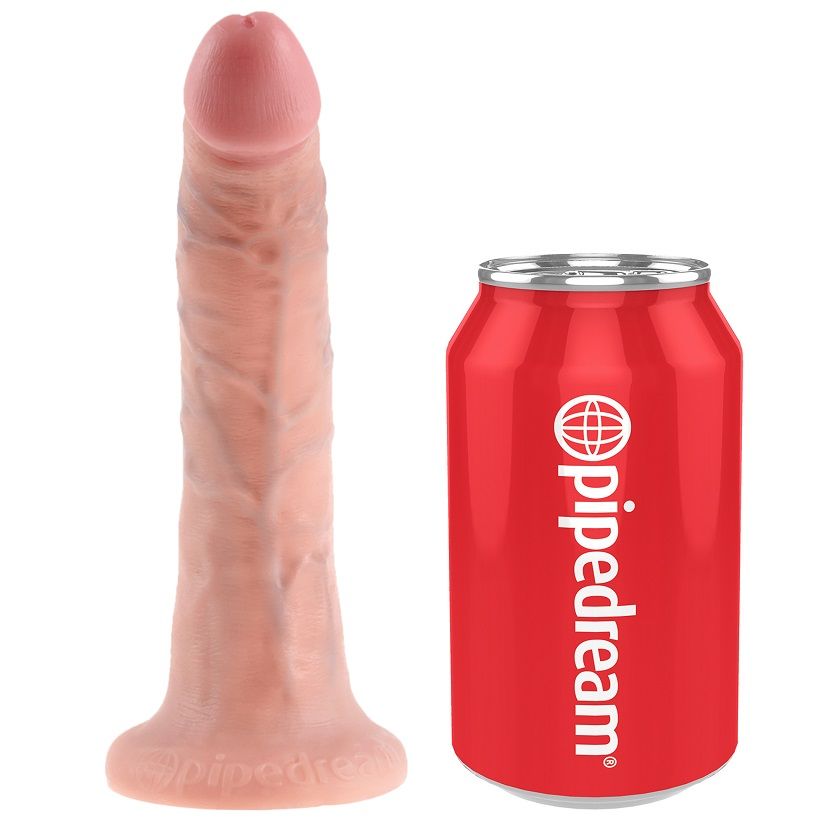 KING COCK - IMBRACATURA PER CAZZO KING CON PENE REALISTICO 17,8 CM – Vibratori realistici – foto 5