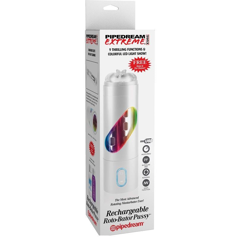 EXTREME TOYZ - ROTO BATOR USB MASTURBATORE MASCHILE VAGINA – Vagine con vibrazione – foto 6