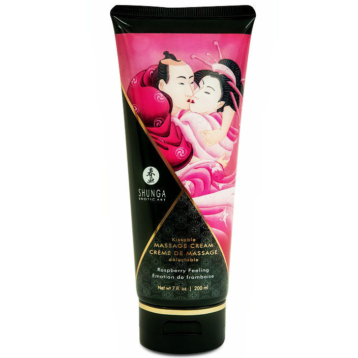 SHUNGA - CREMA DA MASSAGGIO AL LAMPONE 200 ML – Creme per massaggi
