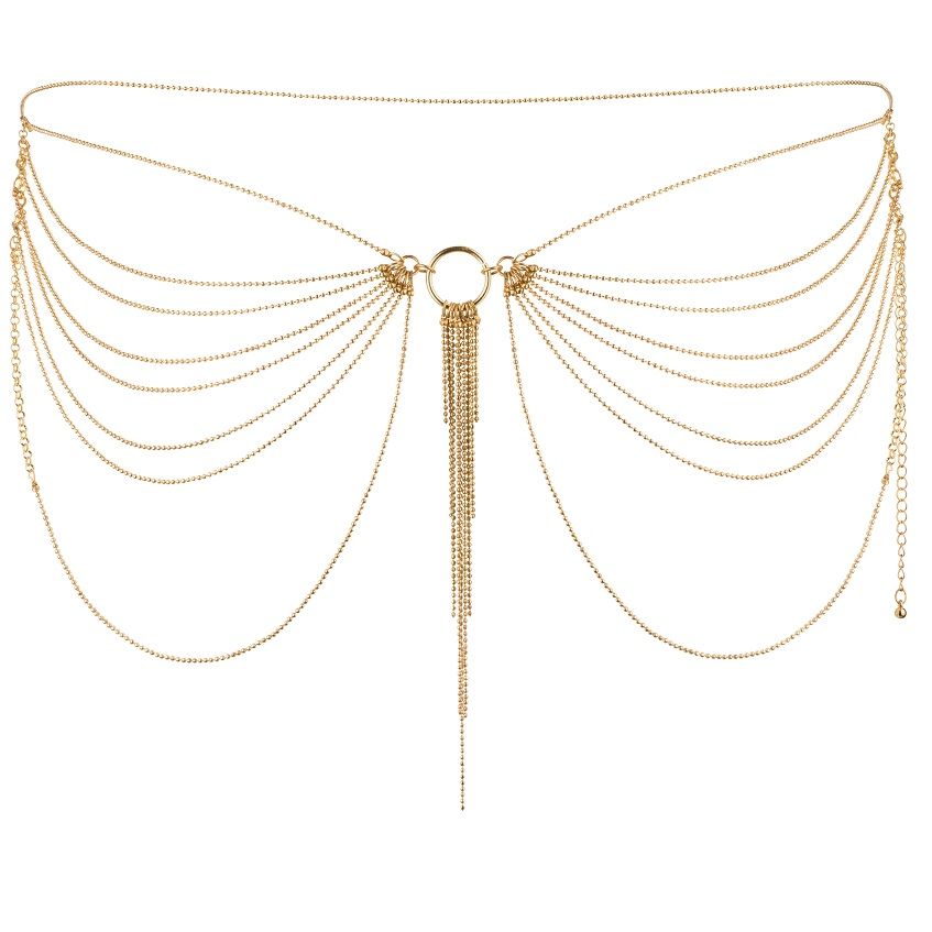 BIJOUX INDISCRETS - GIOIELLO MAGNIFIQUE CON CATENA IN METALLO PER VITA DORATA – Gioielli per il corpo – foto 2