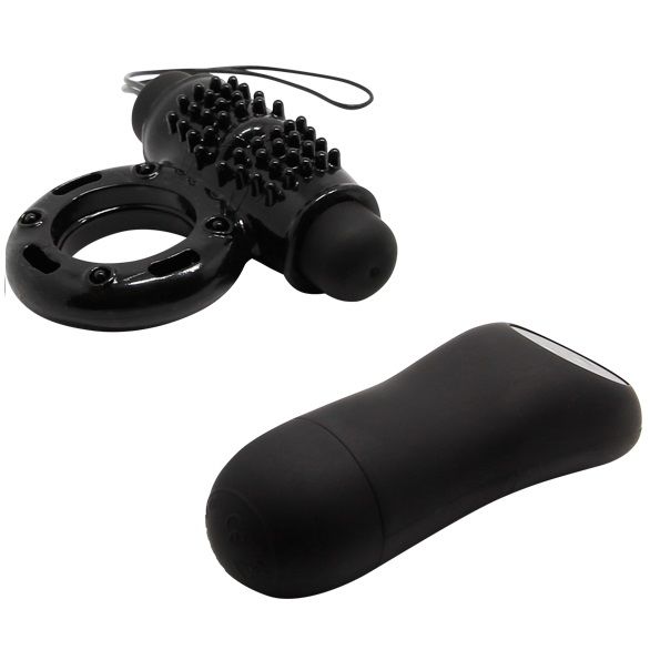 BAILE - TELECOMANDO RING NERO 20V – Cockring con vibrazione