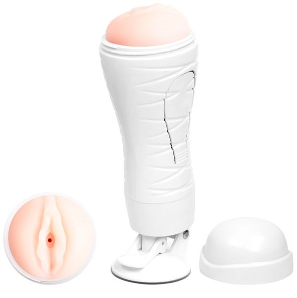 CRAZY BULL - MASTURBATORE VAGINA RICARICABILE FLORA – Vagine con vibrazione