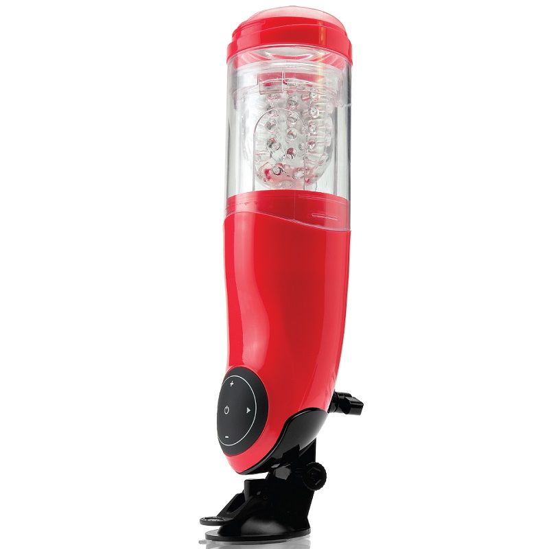 EXTREME TOYZ - PDX MEGA BATOR USB MASTURBATORE MASCHIO BOCCA ROSSO – Masturbatore automatico